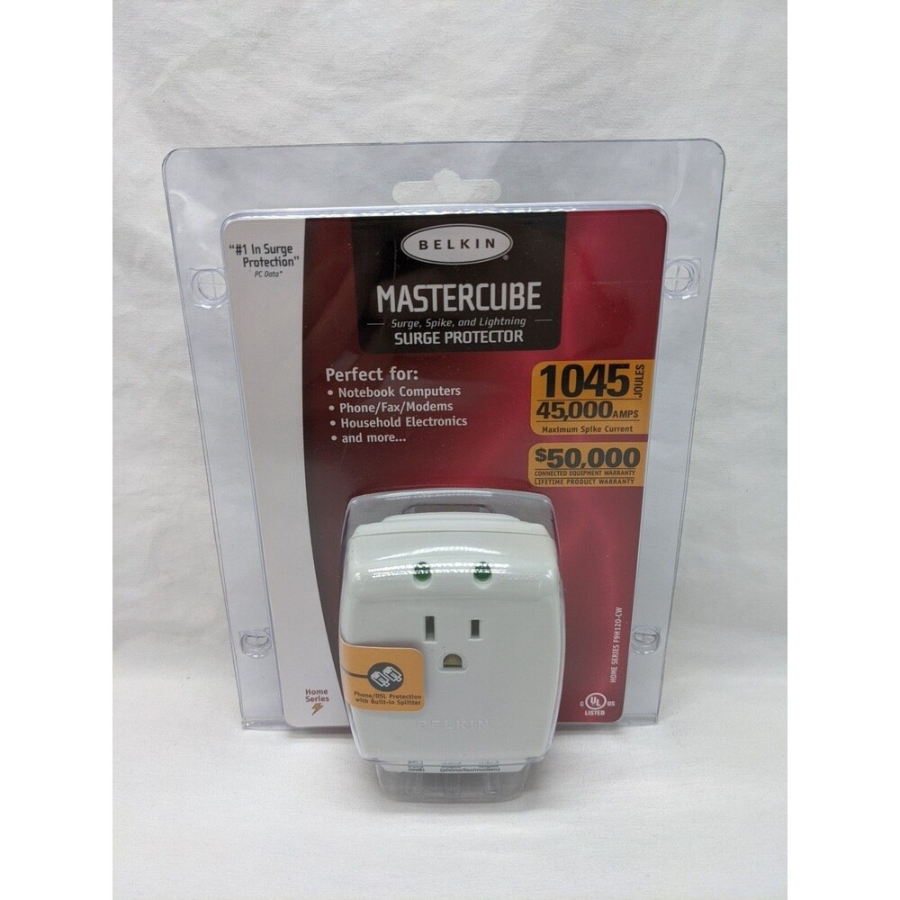 Belkin Mastercube Surge Protector 1045 Joules 45000 Amps